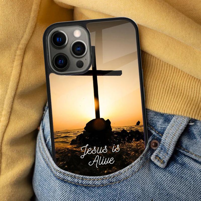 Christian Jesus Soft Phone Case for iPhone 17 Air 16e Pro max 15 Pro 13 14 Plus 11 12 MagSafe Magnetic Coque