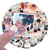 50 Cartoon Anime Summer Stickers: Waterproof for Journals, Bottles, and Computers