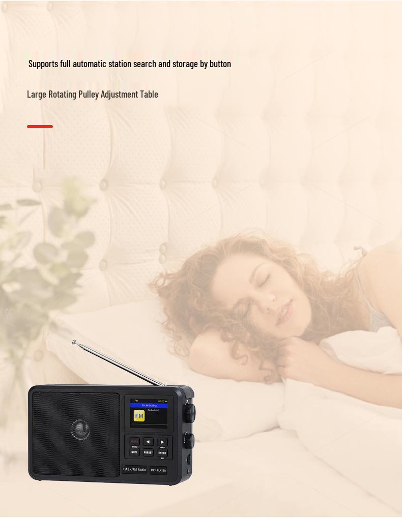 Portable CS-806 Multifunctional DAB FM Network Radio Receiver