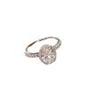 Silver 925 Full Diamond Oval Ring Exquisite New In Light Luxury Fashion Exquisite Engagement Rings for Women Wedding Jewelry