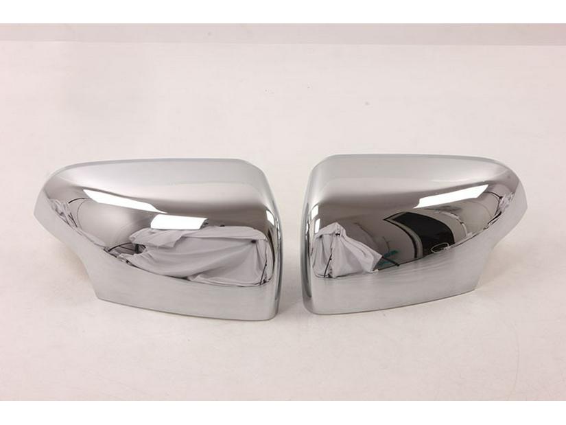 Fits 2012-2016 RANGER-ABS Electroplated Rearview Mirror Cover With Hole - Decorative Part