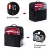 Stand Mixer Cover with Sliders Base, Compatible with KitchenAid Mixers (6/7/8 Quart), Storage Bag with Pockets for Attachments