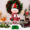 Charming Christmas Stretchable Elf Figurine In Vibrant Red And Colors Green