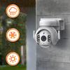 Outdoor PTZ IP Camera Tuya Wifi 1080P IR LEDs Motion Detection