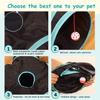 Cat Tunnel Toy 5 Way, Collapsible Cat Playhouse Pet Play Tunnel Tube with Storage Bag for Cats, Puppy, Rabbits, Ferret, Guinea Pig, Indoor and