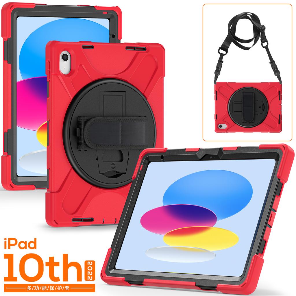 360 Rotating Stand Case Universal for IPad 2025 A16 11th 10.9 2022 10th Gen. A3354 A3355 A3356 A2757 A2777 A2696 Hybrid Cover