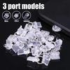 Transparenter DIY Anti-Staub-Stecker für IOS/Type C/Micro Handy-Ladeanschluss-Steckerabdeckung Schutz für IPhone 16 15 Samsung Stopper