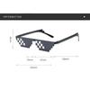 Mosaic Sunglasses Vintage Shades Eyewear For Men Pixelated Sun Glasses Funny Women Glasses Birthday Wedding Party Cosplay Favors