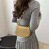 Trendy Medium Size Pu Saddle Bag With Soft Structure Perfect For Daily Casual Use