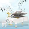 MOC Piano Building Blocks - Mini Musical Instrument Model, Compatible with Lego