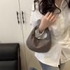 Yogodlns Simple Solid Color Clutch Bags Pu Leather Women Underarm Hobo Bag Commute Small Handbags For Ladies