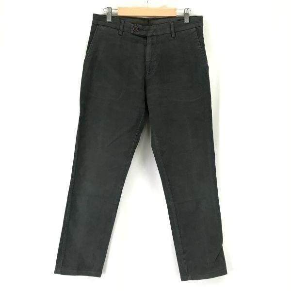 BERWICH × BARNEYS NEW YORK Cotton Pants Italy 46 Men M Inseam 70 Charcoal(USED)