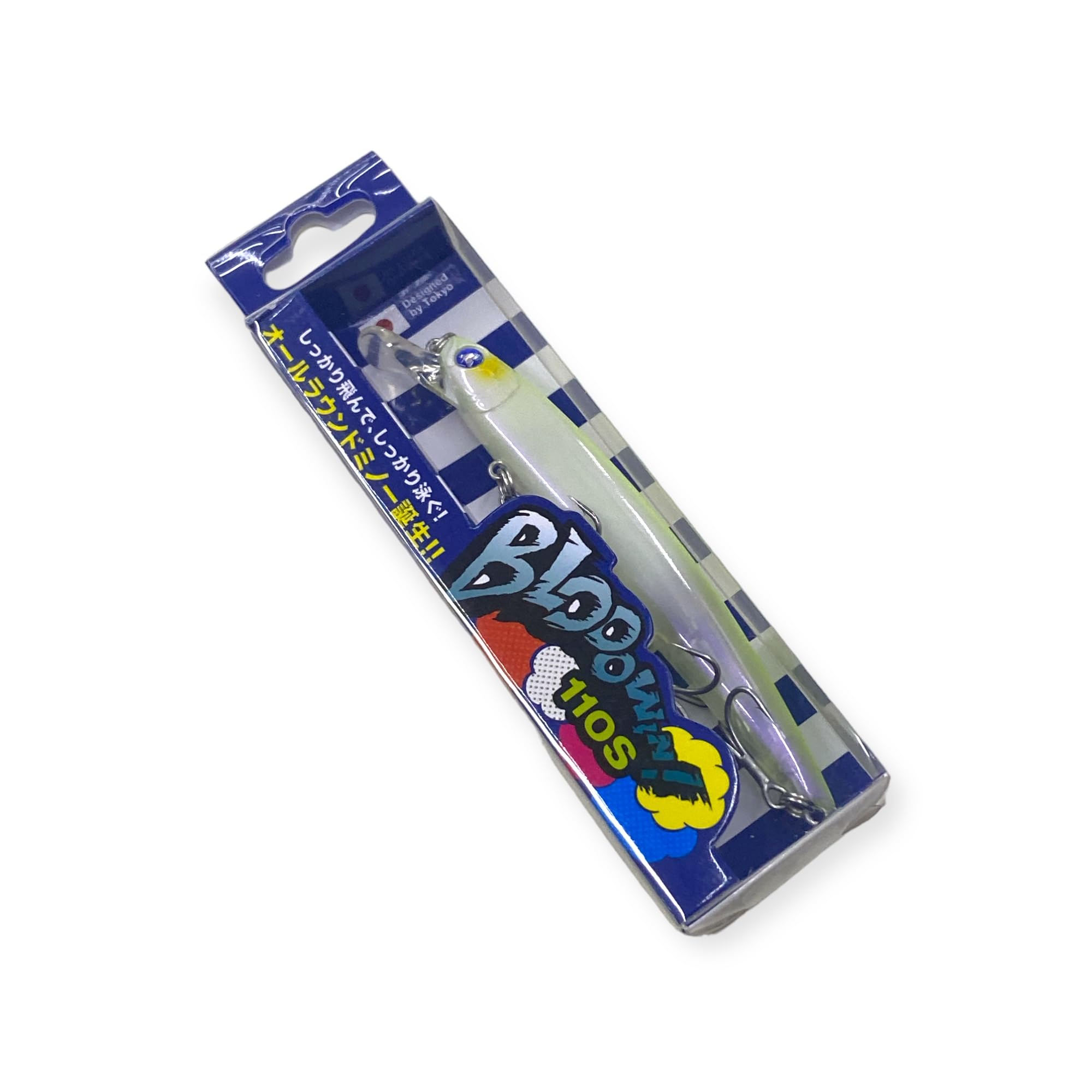 Blue Blue Lure Blowin 110S Chart Back (Blue Blue) (03. Pearl)
