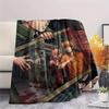 Chainsaw Man posterPrint Flannel Blanket, High quality Comfortable for All Seasons, Home Decor, Warmth and Comfort