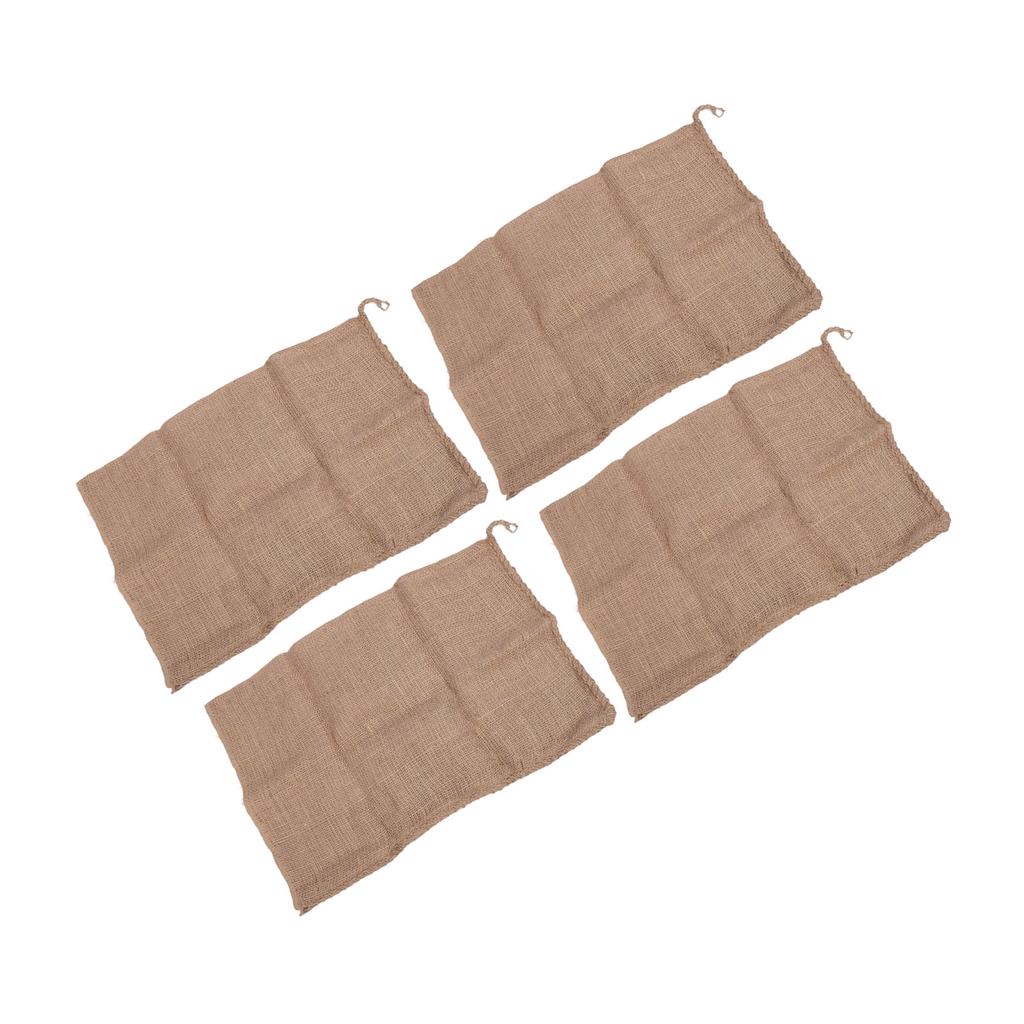 4 ks Jutové pytle na brambory Opakovaně použitelné pytle na závod v pytli pro děti Venkovní hry na hřišti