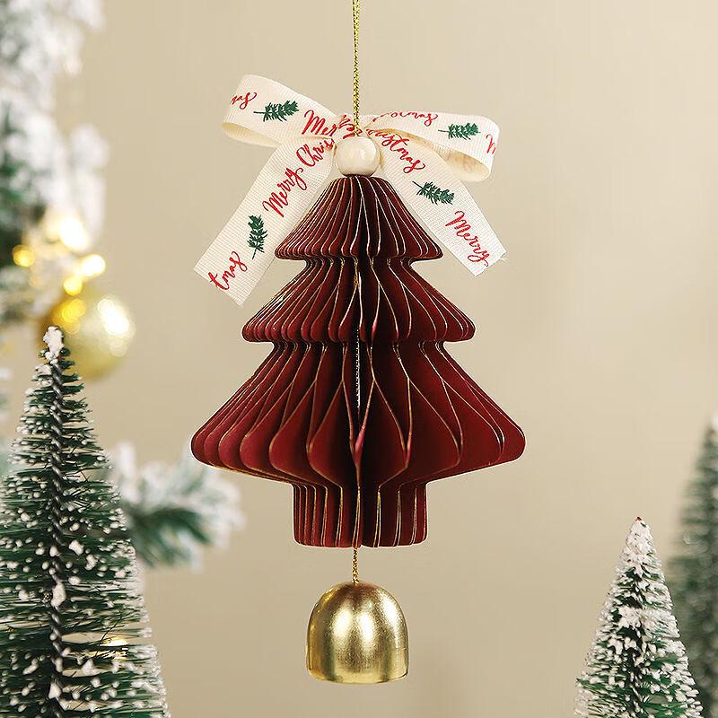 Festive Paper Christmas Tree Ornaments