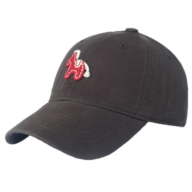 Fashion Hat Women's Year of the Horse New Soft Top Baseball Cap Korean Version Trendy Casual Fashion Versatile Sunscreen Cap