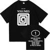 VOLUMES V1 Bon Iver Design T-shirt O-neck Summer Cotton Male Tees Unisex Streetwear Short Sleeve Loose Printing Tshirts Unisex Tops
