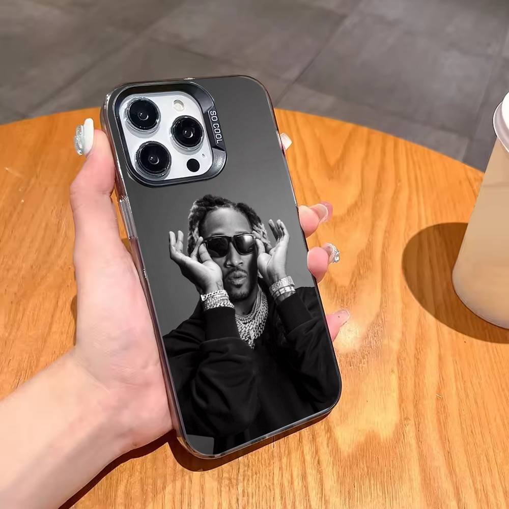 Cool F-Future Rapper Phone Case For iPhone17,16,15,14,13,12,11,Pro,MAX White Matte Shockproof Cover