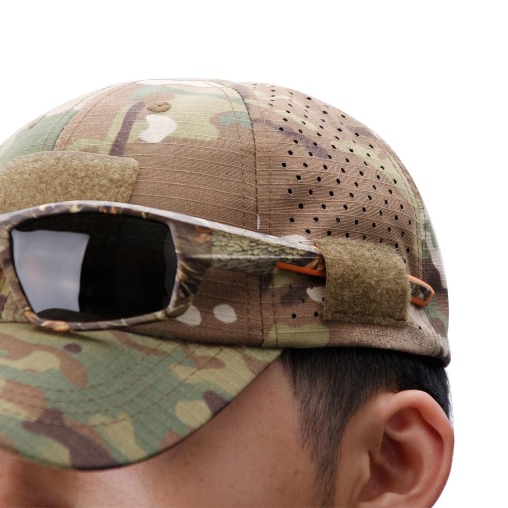 New Men Camouflage Baseball Cap Breathable Sunscreen Hat Outdoor Sports Hunting Hiking Camping Beach Fishing Sun Hat