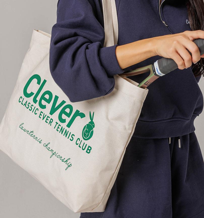 Clever Field Tennis Eco Bag_Ivory
