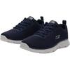Skechers Memory Foam Men Blue Low Top Casual Shoes Comfort Cushion Anti Slip Wear Resistant Breathable Fit Lightweight 8790345-NVY