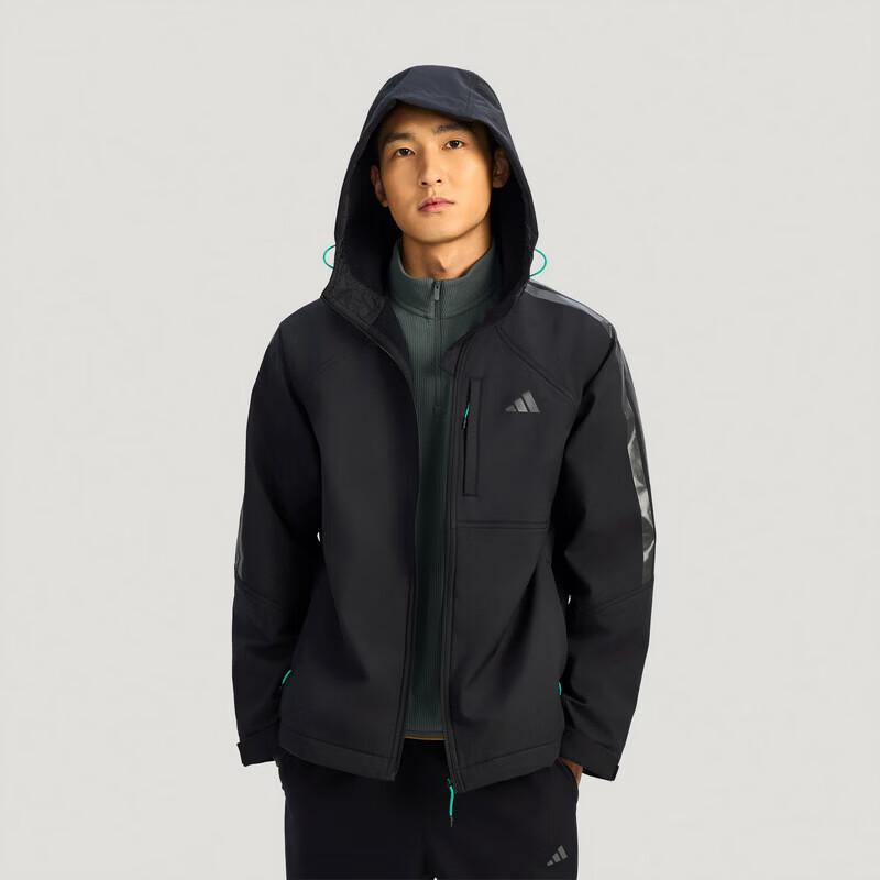 Adidas Men s Hooded Woven Jacket 2XL