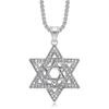 Gothic Star of David Pendant Necklace Hexagram Chain Hip Hop Jewelry Accessories