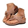 Womens Sandals Wide Ergonomic Design Wedge Toe Sandals Mitigate Foot Fatigue Comfortable And Functional Shoes Sandals For Woman