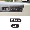 ABS Carbon fiber Seat Memory Switch Trim Cover Decor Frame For Hummer H2 03-07