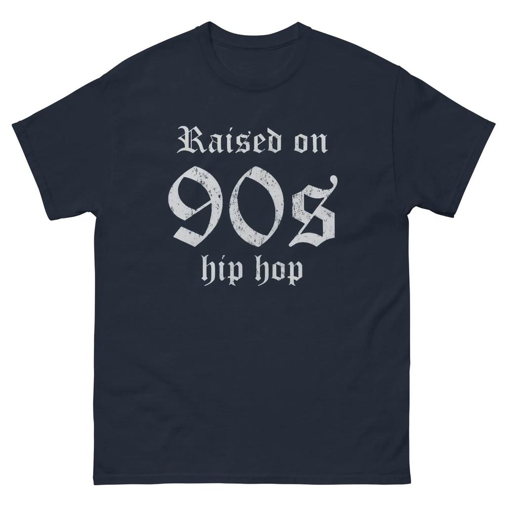 2025 Summer 90s Hip Hop Shirt – Vintage Rap Music Breathable Tee Cotton Printed Breathable Leisure Adults and Children T-shirt