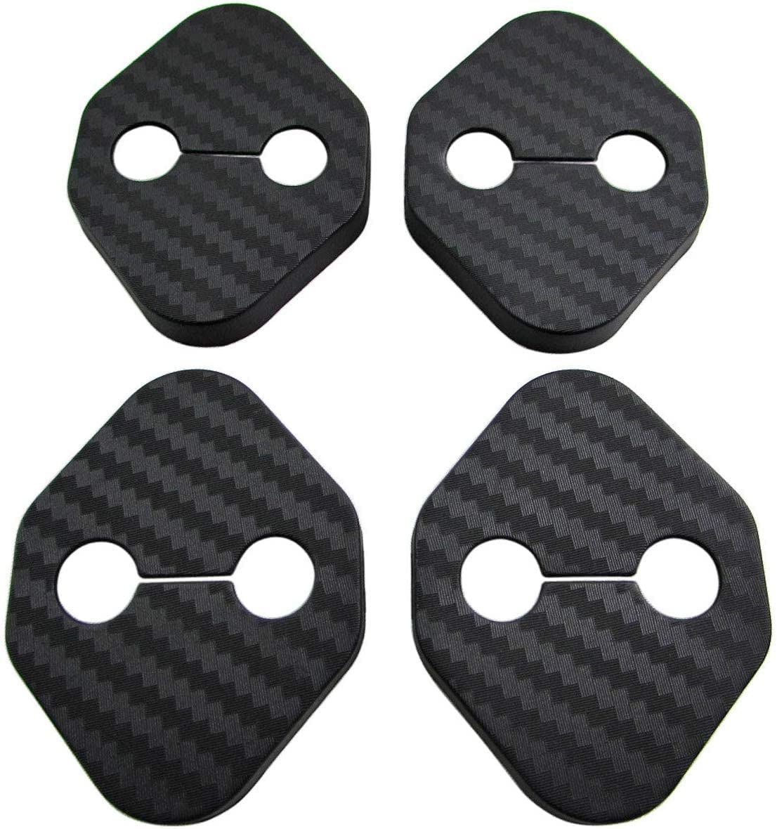 

BRIGHTZ Lexus IS500 USE30 Carbon Style Door Striker Cover [STRIKER-001-4PC] LEXUS USE E30 30 IS 500