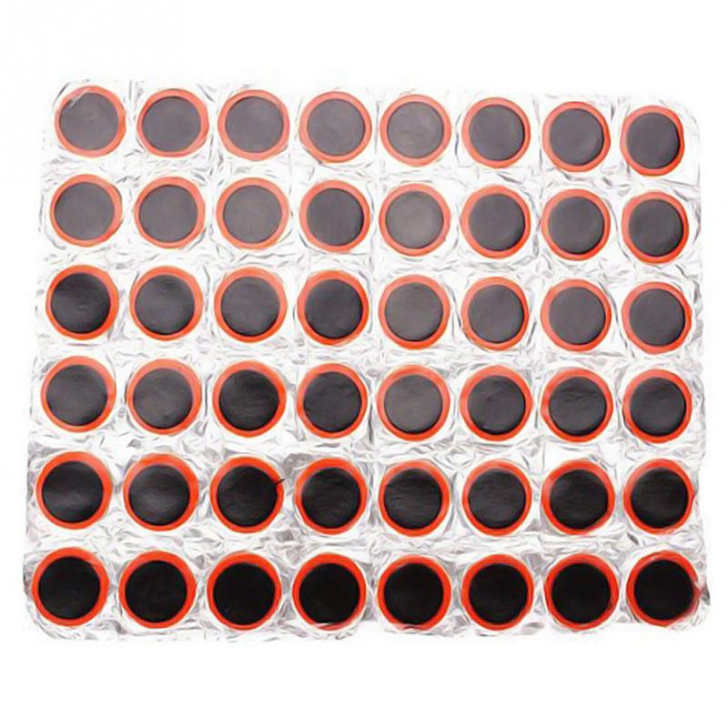 48-Pack 25MM Round Tire Patches for Mountain Bikes