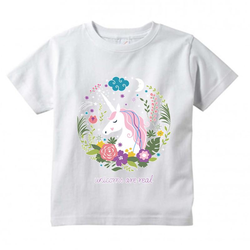 

Футболка с 3D единорогом для мальчиков и девочек, дизайн мультфильма «Мы можем это сделать», детские забавные топы с короткими рукавами, одежда, детская футболка 6T(130cm)