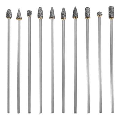 Dophee 100 mm garas volframa karbīda urbjmašīnas ar 3 mm kātu un 6 mm griezējmalas platumu griešanai un 10 gab. pulēšanas komplekts,