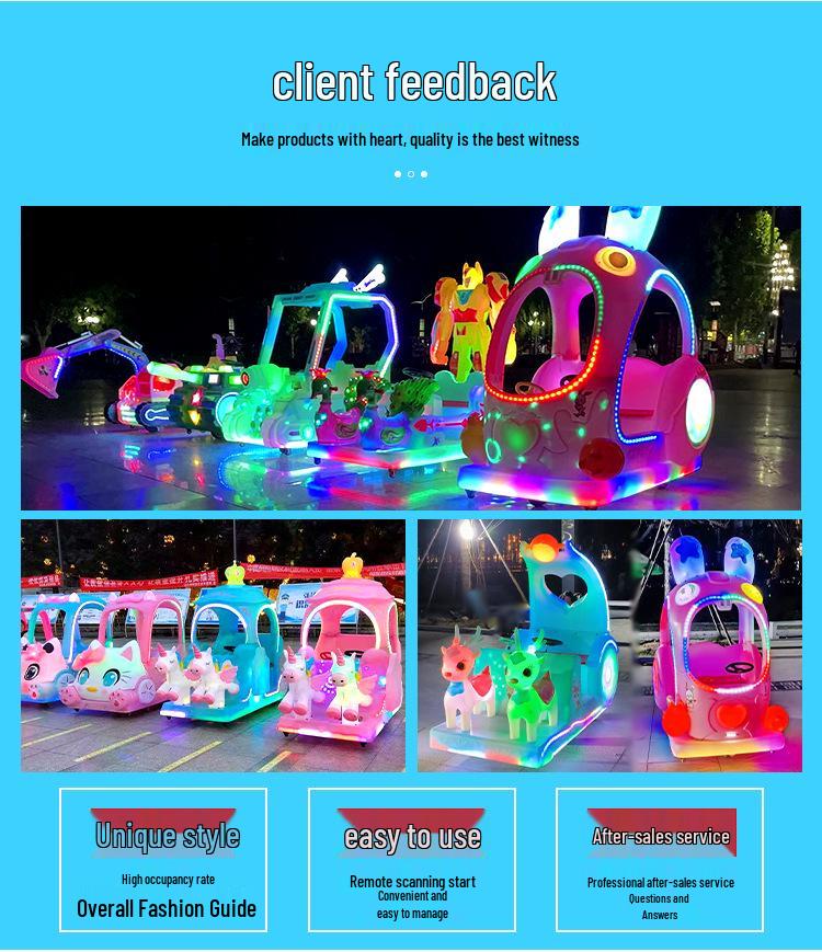 New Big Wheel Tank-Shaped Children's Battery Ride-on Car for Parent-Child Use