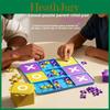 Gioco del Tris Xo Puzzle Educativo in Plastica per Bambini e Divertimento in Famiglia