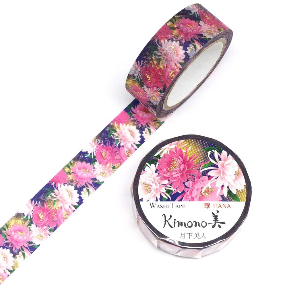 Kamiiso Kimono Beauty Moonflower 15mm x 7m GR-1057