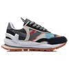 Li Ning Square Cushioning Slip Resistant Abrasion Resistant Breathable Low top Running Shoes Men's Thunderstorm Gray AGCR047-7