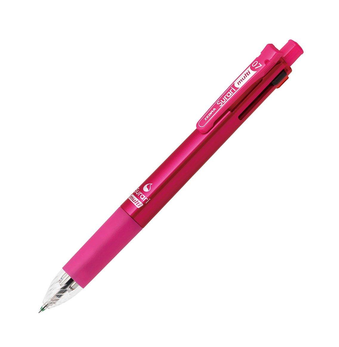 Zebra 4 Colors Sharp Slurry Multi-Function Pen, + Multi, 0.7, Pink, P-B4SA11-P розовый
