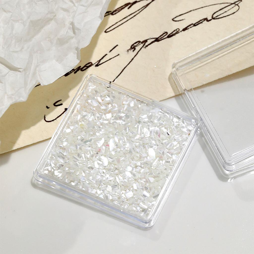 1 Dose Aurora Muschelflocken Abalone Nägel Charme Dünne Natürliche Unregelmäßige Scheibe Muschelstein Pailletten Maniküre Kunst Dekoration Salon DIY