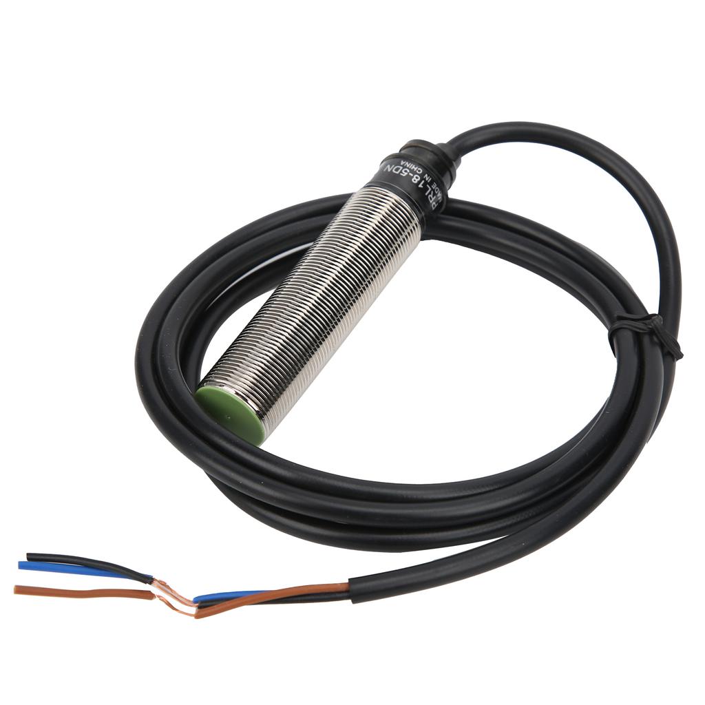 BERM Proximity   Cylindrical Shaped 3‑Wire NO Detection Sensor PRL18‑5DN 10‑30VDC
