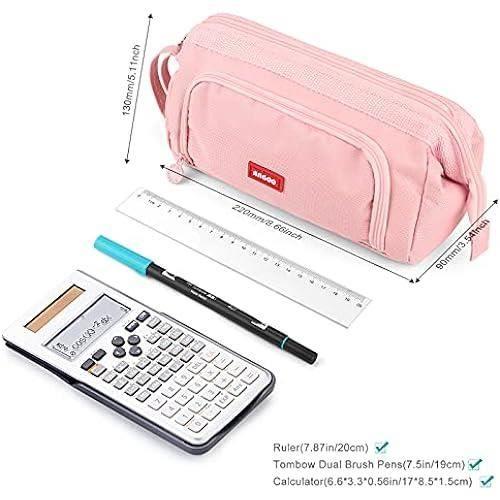 Trousse Scolaire Mamowla - Grande Capacité - Rose - Mixte - Enfant