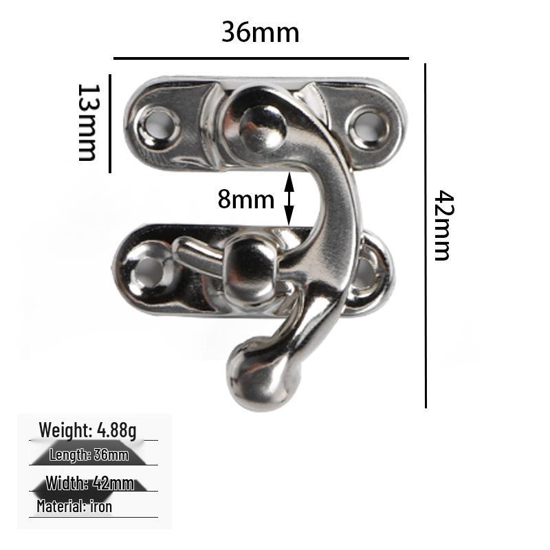 New Chinese Style Tin Box Clasp, Buckle & Hook for Wine or Gift Boxes