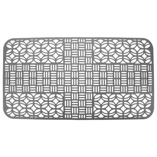 Angoily Sink Mat, 66*35cm, Cuttable, Multi-functional Silicone Sink Mat, Non-Slip, Large, Silicone Sink Mat for Coffee and Espresso Machines, Drying M