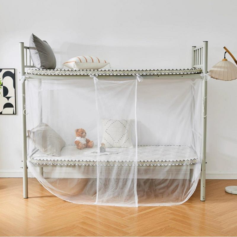 2026 Versatile Solid White Encrypted Mosquito Net for Home & Student Use
