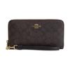 Coach Carteira Feminina com Zíper e Logo de 19 Marcas Cor de Noz CW778-IMXAQ