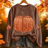 Women's fashionable and casual Halloween print pullover hoodie