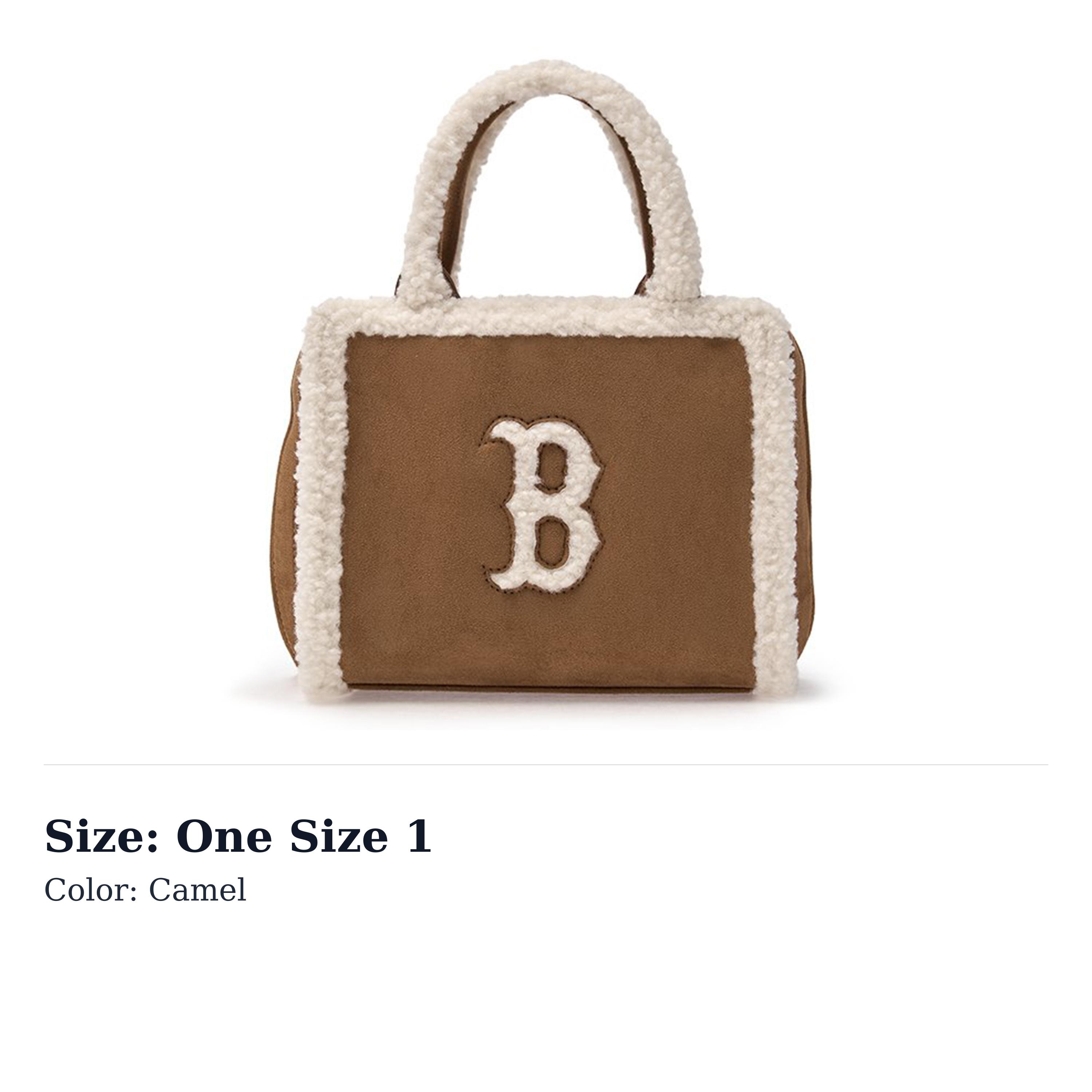 MLB Polyester Handbag Unisex Camel 3AORS0746-43CAS One Size 1