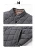 Men's Plus Velvet Warm Winter Jacket: Solid Color, Versatile Cold Protection, Casual Business Style for Middle-Aged Dads